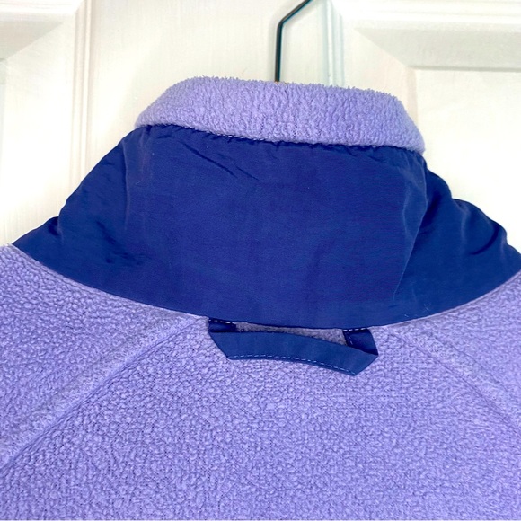 Vintage Y2K Columbia Retro Purple Women’s Full Zip Fleece Drawstring Jacket - Picture 12 of 13